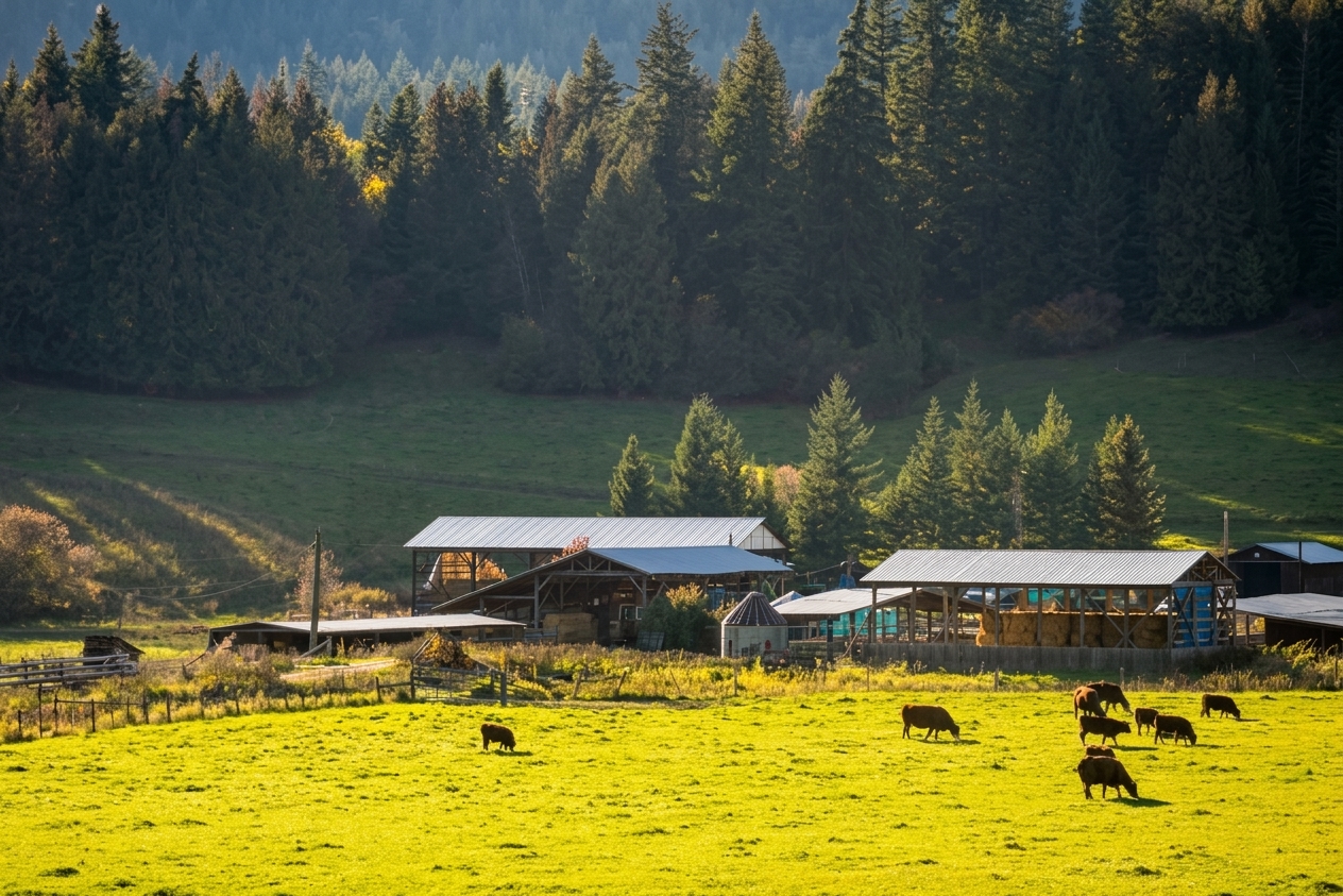 IMR service barn in British Columbia
